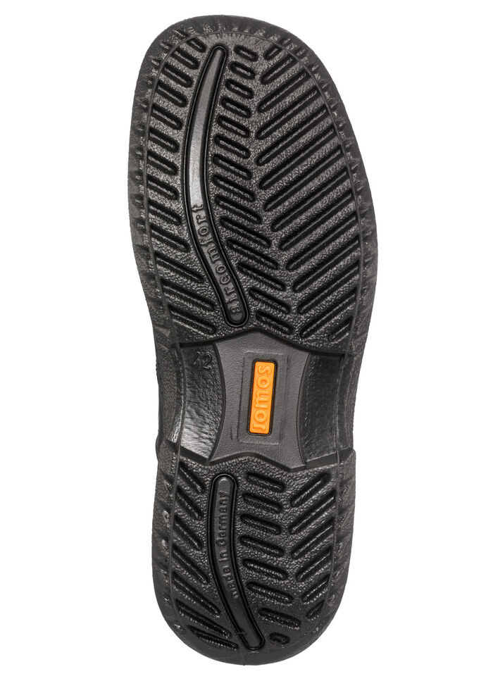 Stiefel mit echtem Lammfellfutter SCHWARZ