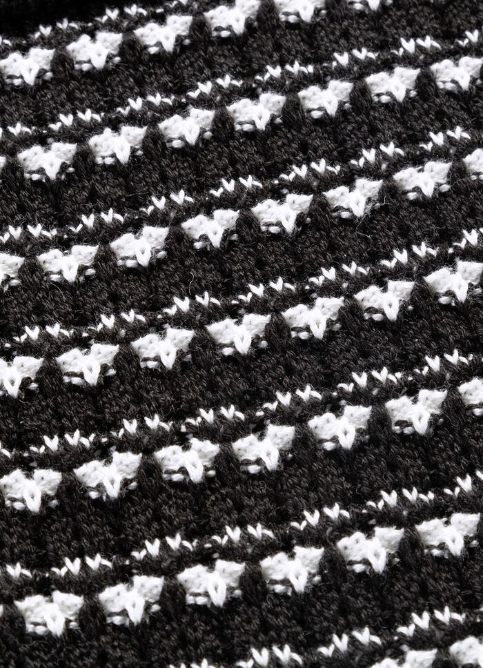 Strickjacke mit aufwendigem Strukturmix 