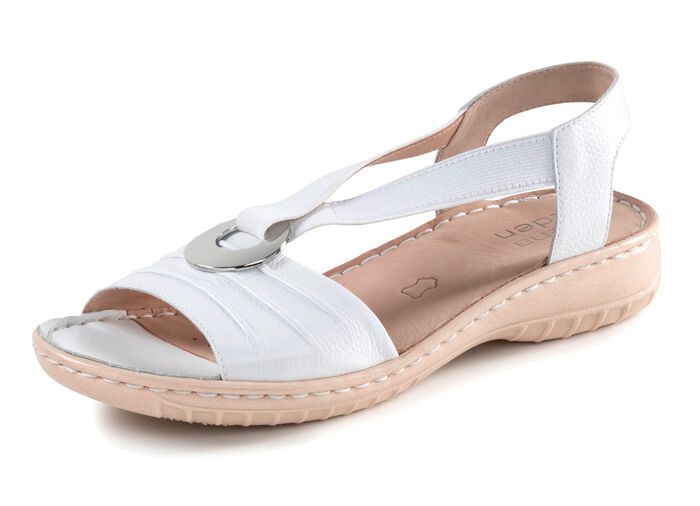 ELENA EDEN, leichte Damen-Sandalen, Weite H, mit Elastik-Bandage 