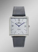 Dugena-Quartz-Herrenuhr mit Titangehäuse 