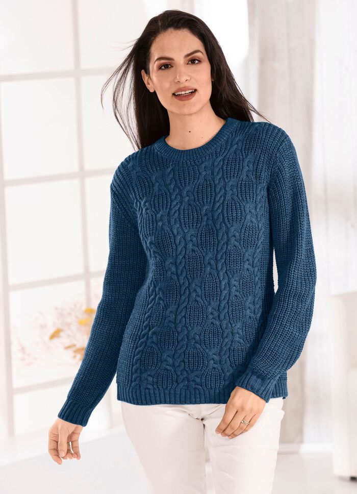 Pullover in Strickmix 