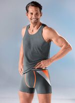 Viererpack Pants mit farbigen Eins&auml;tzen 