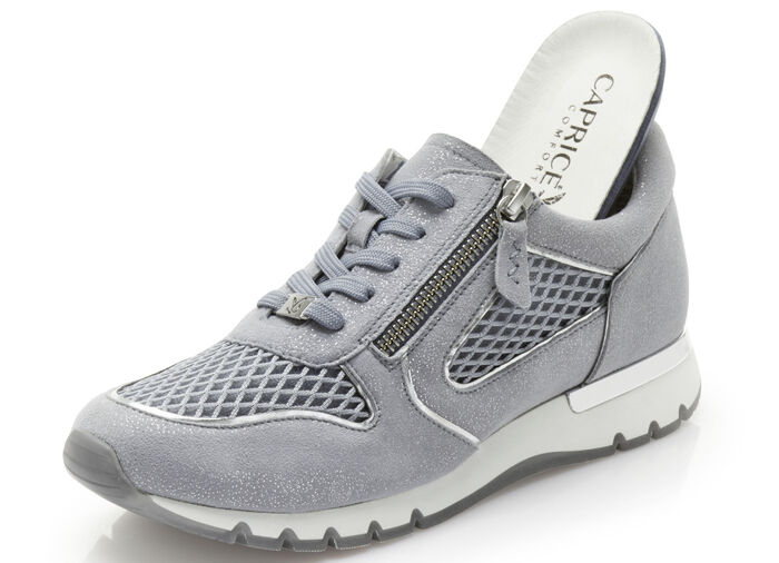 Caprice, bequeme Damen-Sneaker, Weite H, mit herausnehmbarem Fussbett JEANS