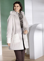 Jacke im angesagten Materialmix 