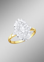 Exklusiver Damenring mit Baguette-Diamanten 