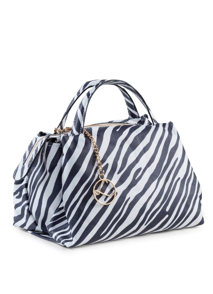 Laurina Tasche mit Zebra-Dessin 