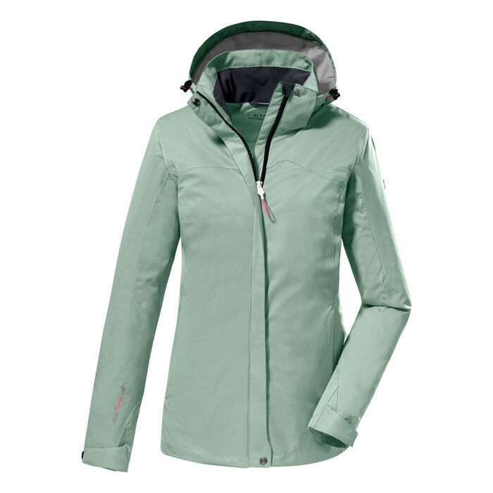 Wasser- und winddichte Damen-Funktionsjacke PISTAZIE