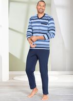 Vorteilspack: Schlafanzug und Shorty im Set, mit V-Ausschnitt 