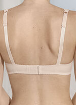 Susa Dirndl-BH mit floraler Elastikspitze im Vorderteil BEIGE