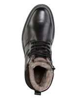 Schn&uuml;r-Stiefel mit echtem Lammfellfutter 