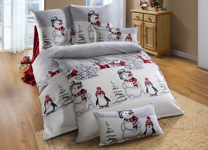 Flausch-Biber Bettw&auml;sche-Garnitur von Florella 