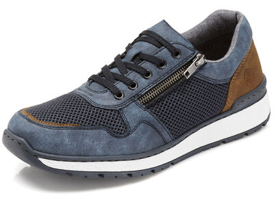 Rieker, bequeme Herren-Sneaker, Weite H, mit herausnehmbarem Fussbett 