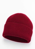 Trendige Damen-M&uuml;tze, mit breitem Umschlag 