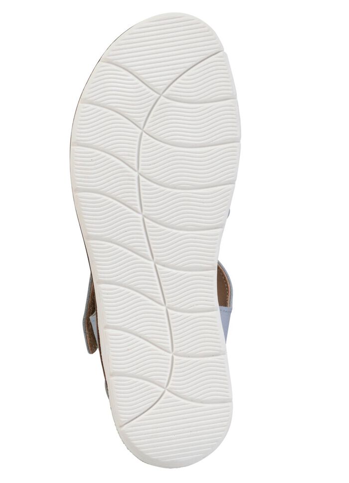 ELENA EDEN, modische Damen-Sandale, Weite H, mit herausnehmbarem Fussbett 