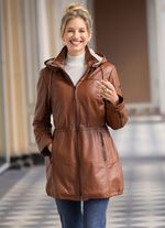 Lederkurzmantel von &laquo;Cabrini&raquo; 