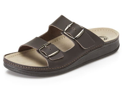 Pantolette mit verstellbaren Schliessen  Pantolette mit verstellbaren Schliessen