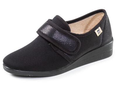 Bequeme Damen-Klettschuhe, aus angenehm gepolstertem Textilmaterial 