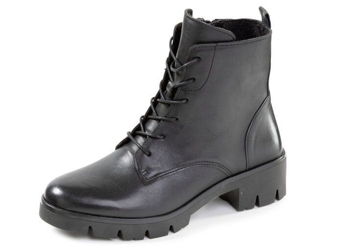 ELENA EDEN, bequeme Damen-Stiefeletten, Winterschuhe, Weite H, mit herausnehmbarem FußbettELENA EDEN, bequeme Damen-Stiefeletten, Weite H, mit herausnehmbarem Fussbett SCHWARZ
