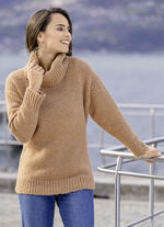Pullover mit dezenten Glitzereffekten 