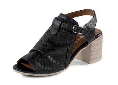 Andrea Conti Sandalette mit Zier-Perforation 