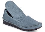 Gemini Mokassin-Slipper mit toller Prägung JEANSBLEU