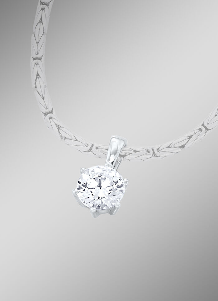 Anhänger in Weißgold 