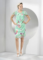 Kleid mit Flügelärmeln 