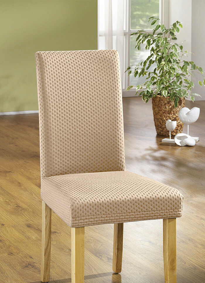 Stretch-Stuhlbezug in toller Qualität BEIGE