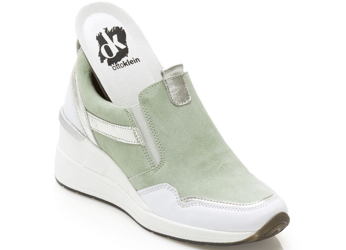 ELENA EDEN Slipper mit herausnehmbarem Fussbett MINT