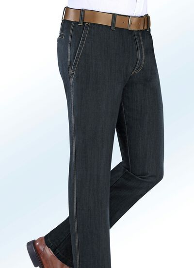 Thermojeans mit Dehnbund in 5 Farben 