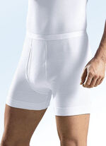  Schiesser Unterhose aus Doppelripp mit Eingriff, weiss 