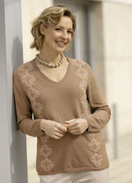 Pullover aus sehr flauschigem Material 