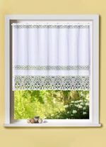 Kleinfenster-Vorhang mit Stangendurchzug 