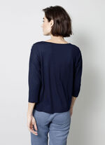 Shirt mit 3/4-langen Ärmeln 