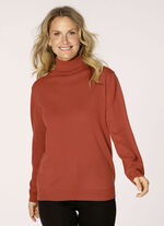 Pullover in Feinstrick ORANGE