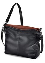 Laurina, Tasche, Damen, mit verstellbarem Umh&auml;ngeriemen SCHWARZ-MARONE