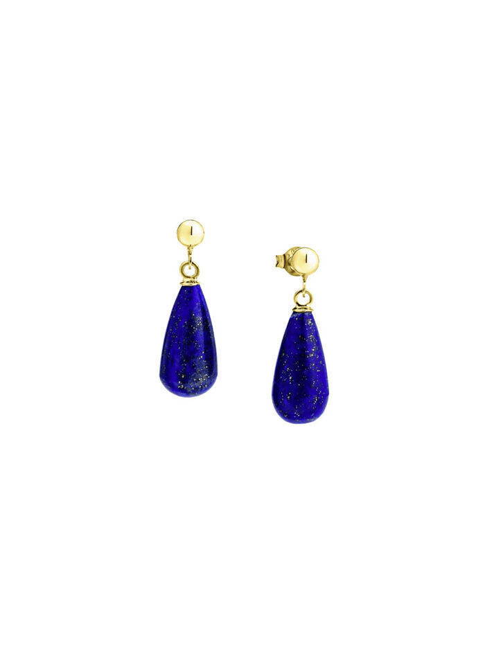 Schicker Ohrstecker mit Lapislazuli 