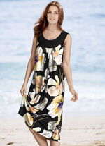 Kleid mit farbbrillantem Druckdessin 