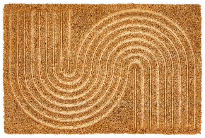 Kokosfussmatte mit rutschhemmender R&uuml;ckseite 