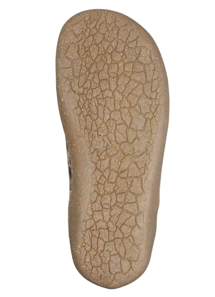 Gemini, trendige Damen-Barfußschuhe, Weite G, mit herausnehmbarem Fussbett SCHWARZ-TAUPE