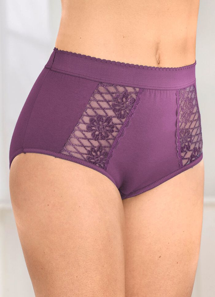 Dreierpack Formslips mit Spitzeneins&auml;tzen 