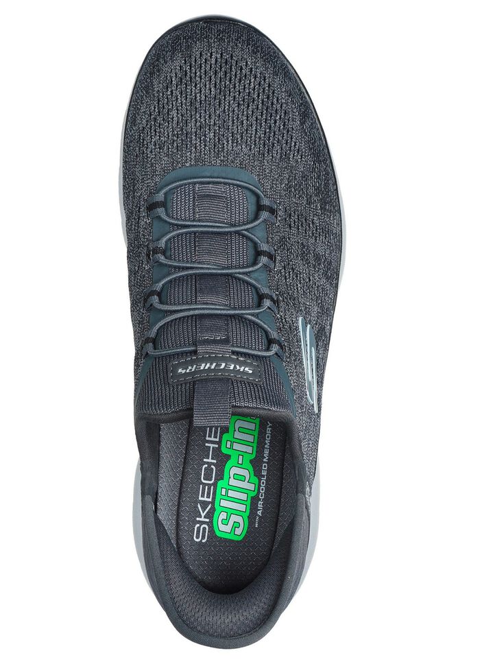 SKECHERS, Herren-Sneaker, mit geformter Slip-Ins Fersenplatte 