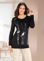 Shirt mit platziertem Druck 