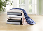 Mako-Satin-Spannbetttuch aus 100% Baumwolle 