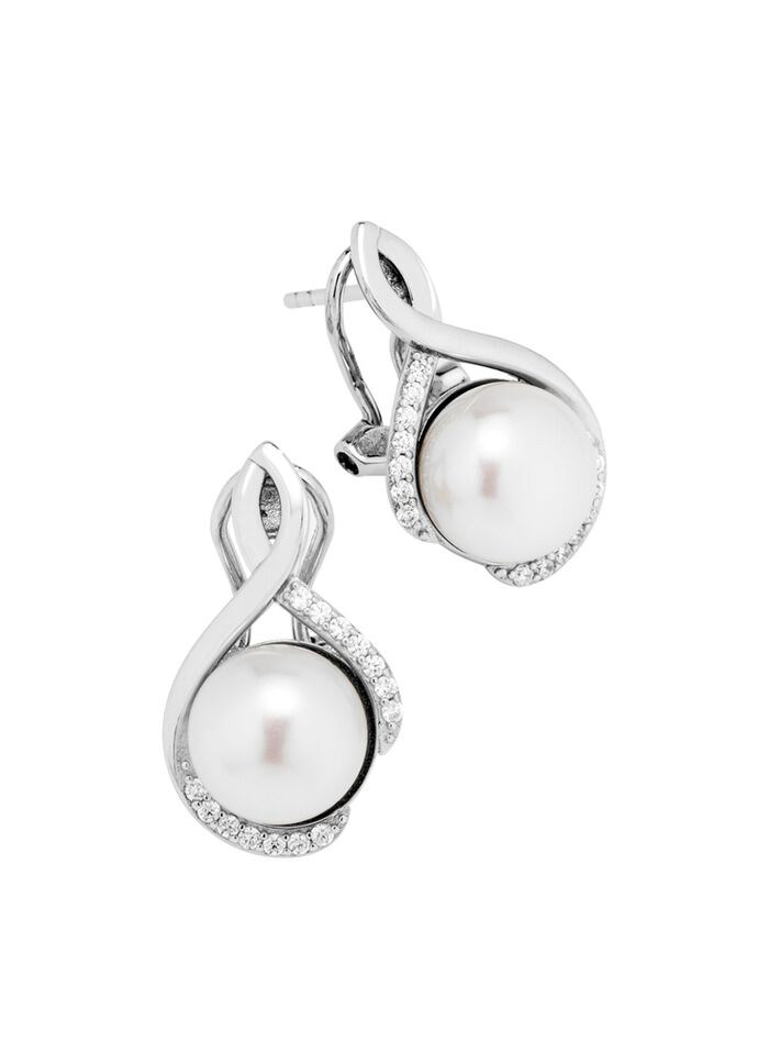 Clipstecker mit echt Mab&eacute;-Zuchtperle 