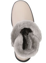ELENA EDEN, gefütterte Damen-Stiefeletten, Winterschuhe, Weite H, mit Lammfell  BEIGE