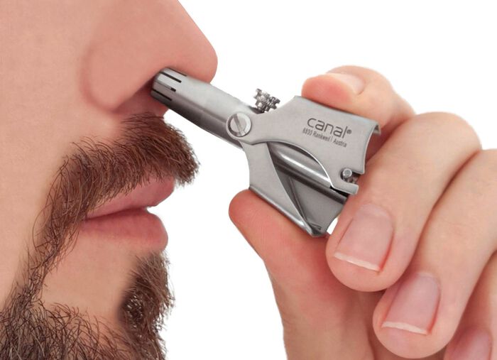 Nasen- und Ohrenhaarschneider von Canal aus rostfreiem Edelstahl 