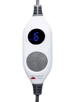 XXL-Heizdecke in Lammfell-Optik GRAU