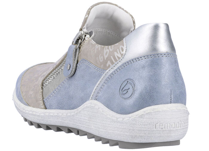 Remonte Slipper mit herausnehmbarer Einlage BLEU-SILBERGRAU