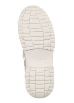 Caprice Stiefel mit schimmerndem Textilmaterial PERLWEISS-TAUPE